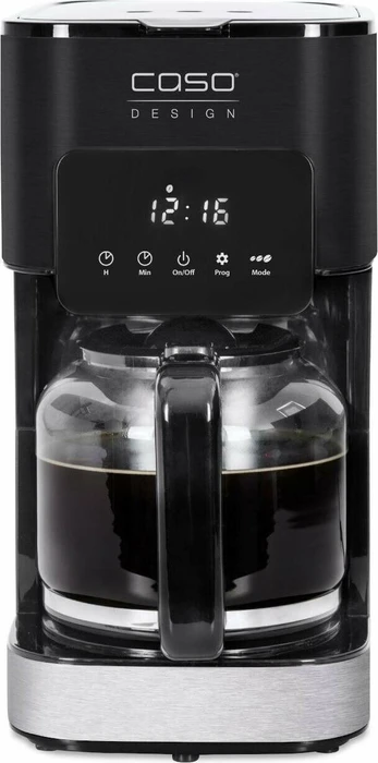 caso Coffee Taste & Style Kaffeemaschine schwarz, 12 Tassen