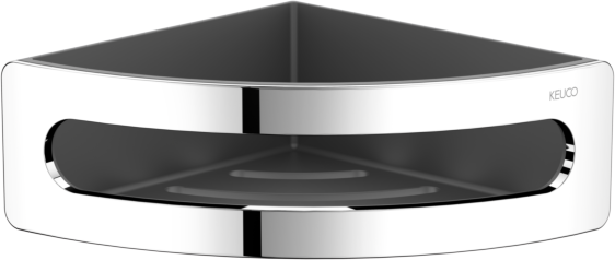 Keuco Elegance Eckschwammkorb 11657010001 2 teilig verchromt anthrazit