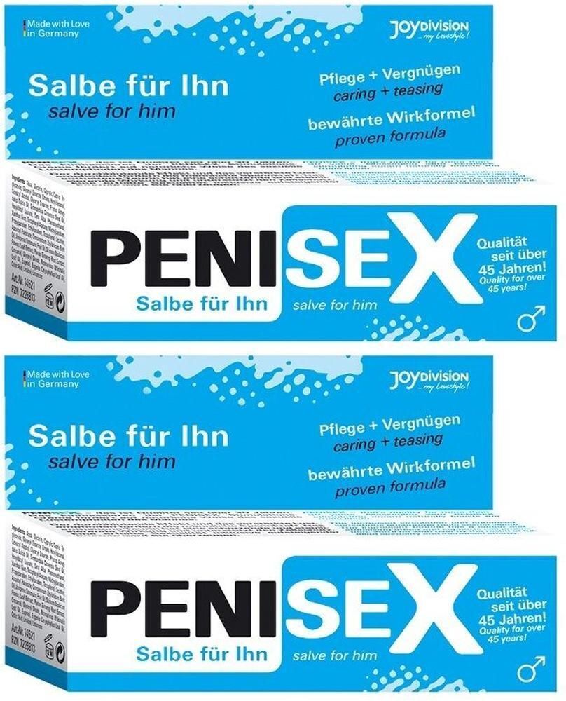 JOYDIVISION Penisex Salbe für Ihn 2x 2x50 ml