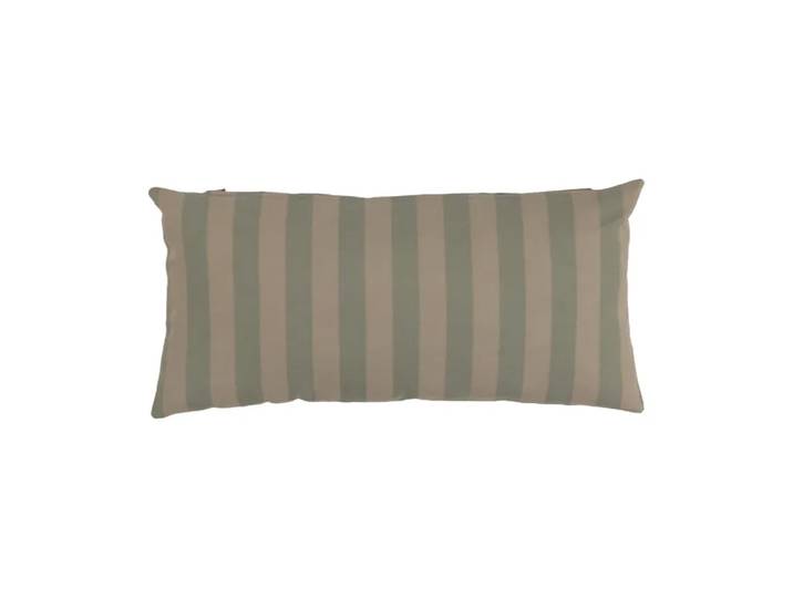 Garden Glory Coussin rayé Garden Glory Eucalyptus vert-beige, 25x50 cm