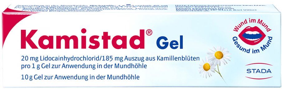 Kamistad Gel bei Zahnfleischentzündungen und Aphten
