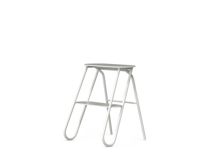 Tritt-Schemel Bukto Frost weiß, Designer Bønnelycke MDD, 37x46.5x40 cm