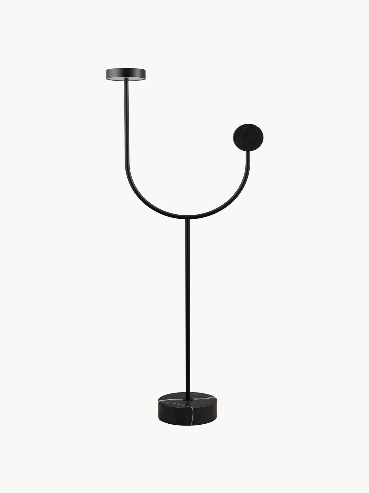 AYTM Grasil Kleine LED vloerlamp van marmer