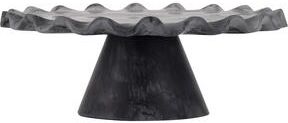 BIDKhome Black Resin Cake Stand Medium