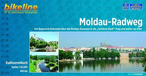 bikeline - Moldau-Radweg. Von Prag über Cesky Krumlov an die Donau. Von Bayerisch Eisentein über die Moldau-Stauseen in die Goldene Stadt Prag und weiter zur Elbe, 480 km (Bikeline Radtourenbücher) - Preis vom 17.10.2026 19:25:27 h