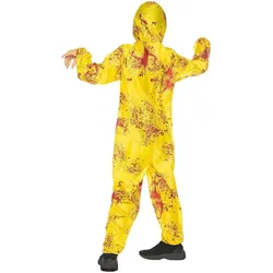 Metamorph Radioaktiver Zombie Kostüm für Kinder (122, 128, 134)