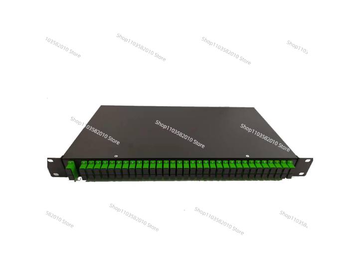 Séparateur optique PLC monté en rack 1*32, Type de support APC pour réseau optique passif FTTH