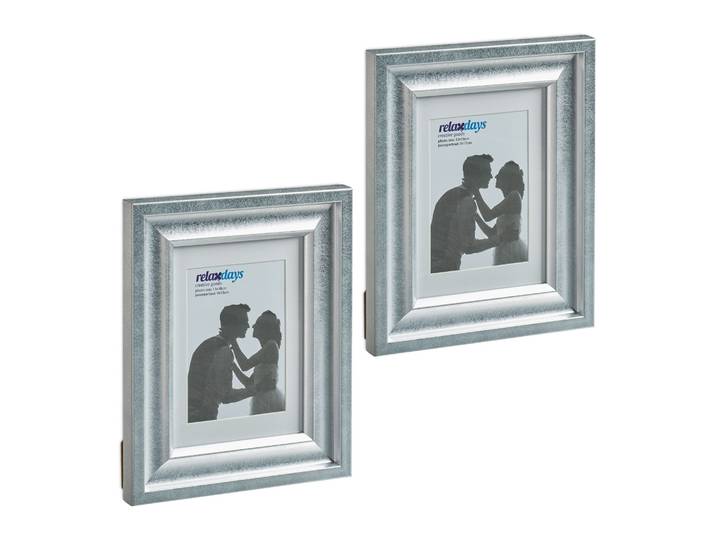 Bilderrahmen 13x18 cm 2er-Set Silber