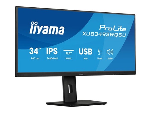 Iiyama ProLite XUB3493WQSU-B6 - LED-Monitor - 86.4 cm (34") (XUB3493WQSU-B6)