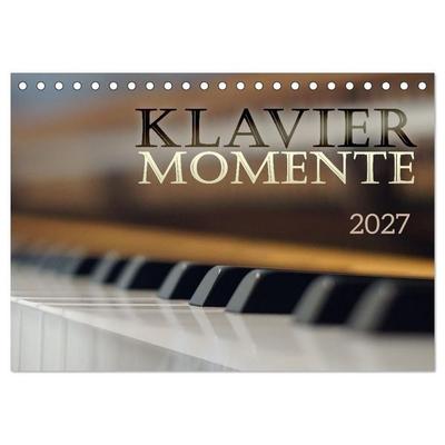 Klavier Momente (Tischkalender 2027 DIN A5 quer), CALVENDO Monatskalender