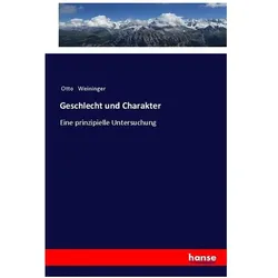 Geschlecht und Charakter, Fachbücher von Otto Weininger