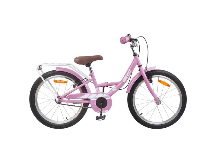 vidaXL Kinderfahrrad 20 Zoll für 6-11 Jahre alt Hellrosa