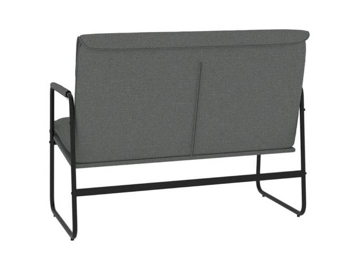 Black Friday  Banc salon - JILL - Banquette/Coffre - Gris foncé 100x64x80 cm - Tissu BB265