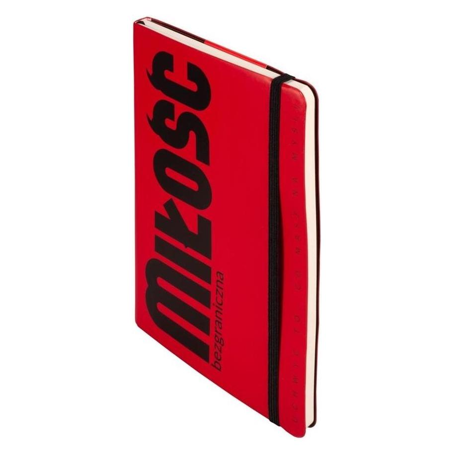 Antrax Notizbuch A5 Raster Love rot (A5) (5904210076723)