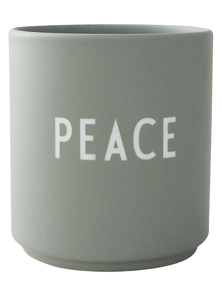 Design Letters Becher ''Peace" in Oliv - 250 ml - onesize