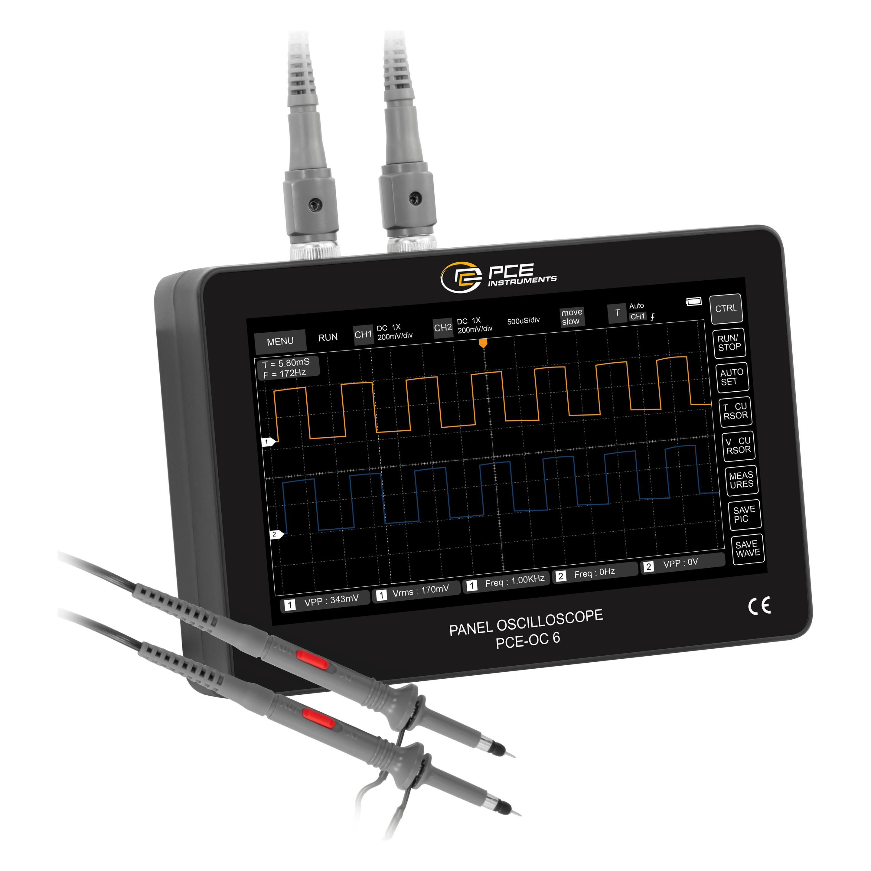 PCE Instruments Digital-Oszilloskop (Hand-Multimeter) (PCE-OC 6)