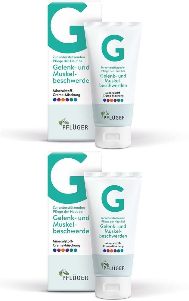 Pflüger MINERALSTOFF-Creme-Mischung G 2x 2x75 ml Creme