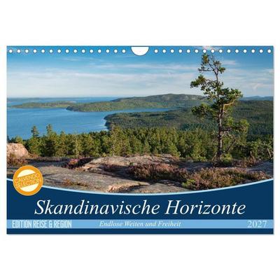 Skandinavische Horizonte (Wandkalender 2027 DIN A4 quer), CALVENDO Monatskalender