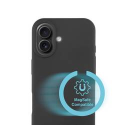 4Smarts Silikon Case Cupertino Backcover Apple iPhone 17 Schwarz Induktives Laden 541568; 4S541568