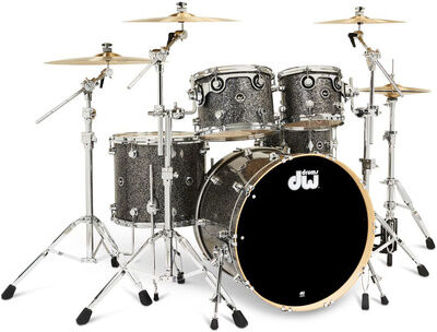 DW DWe E33 Drum Kit Black Galaxy Black Galaxy