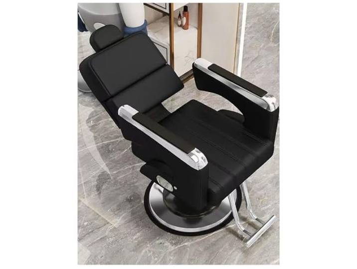 WKXTECZT Friseurstuhl Mit Hydraulischer Pumpe Friseursessel 360° Drehbar Friseurstühle Barber Stuhl Einstellbar, Mit Fußstütze Für Friseursalon Spa Tattoo Shop 150Kg,D