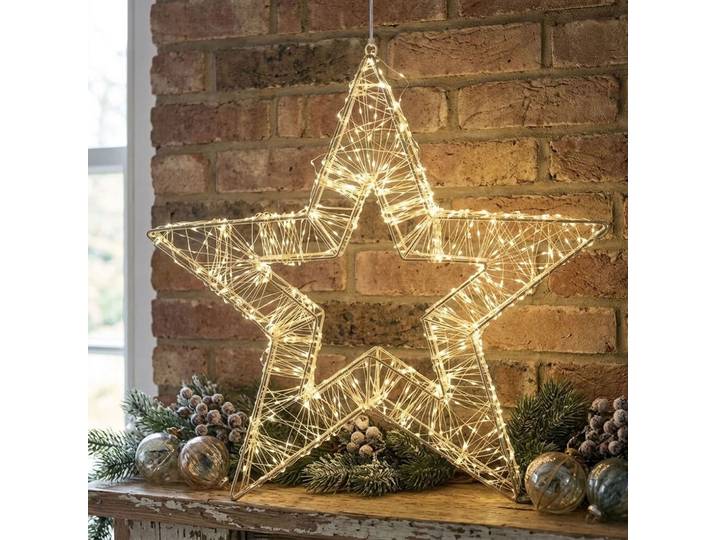 LED Weihnachtsstern 50 cm, 860 LEDs, warmweiss