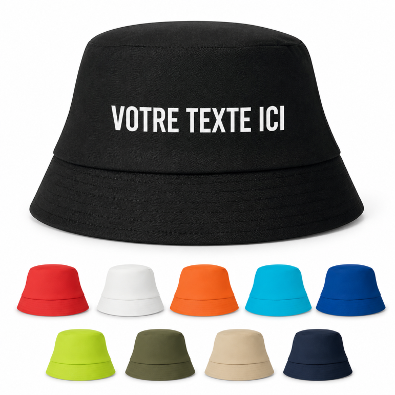 Chapeau publicitaire en coton BILGOLA coton noir