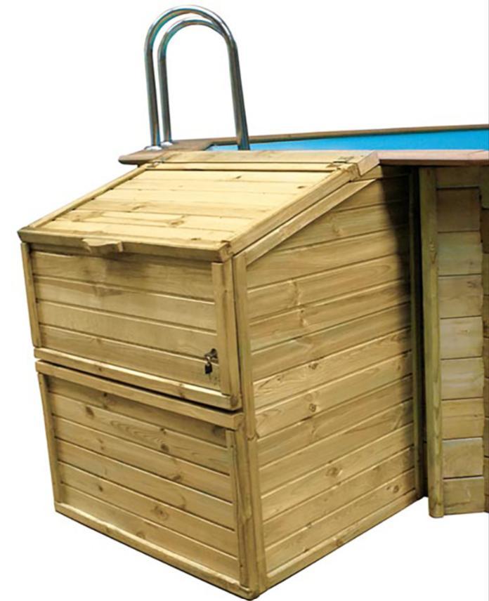 GRE Technikraum für Echtholzpools 787249