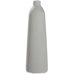 GILDE HANDWERK Vase Grezzo hellgraue Keramik Höhe 30 cm