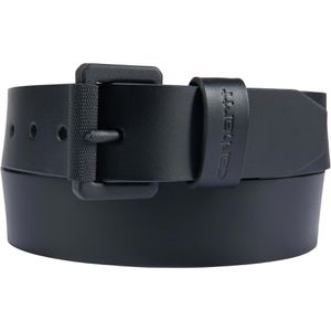 Carhartt Gürtel Bridle Leather Roller Buckle Belt, schwarz, mit Dornschnalle, Zaumzeugleder, Länge 86 cm