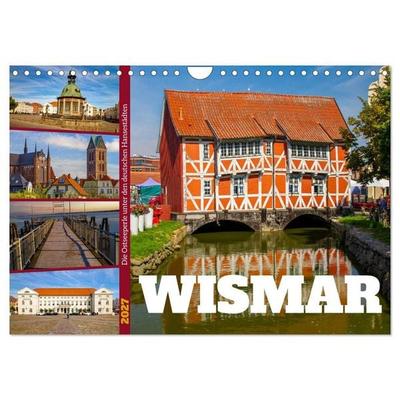 Wismar - Die Ostseeperle unter den deutschen Hansestädten (Wandkalender 2027 DIN A4 quer), CALVENDO Monatskalender