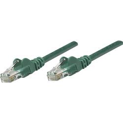 Intellinet 318990 RJ45 Patchkabel CAT 5e U/UTP 2.00 m Grün 1 St.