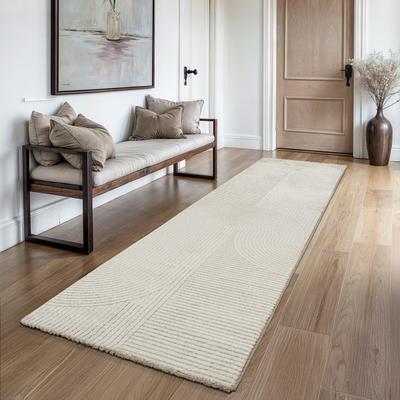 Teppich THE CARPET "Everest", beige, B:80cm H:14mm L:150cm, Polypropylen, Teppiche, Teppich, moderner Wohnzimmer Teppich hohe Flordichte