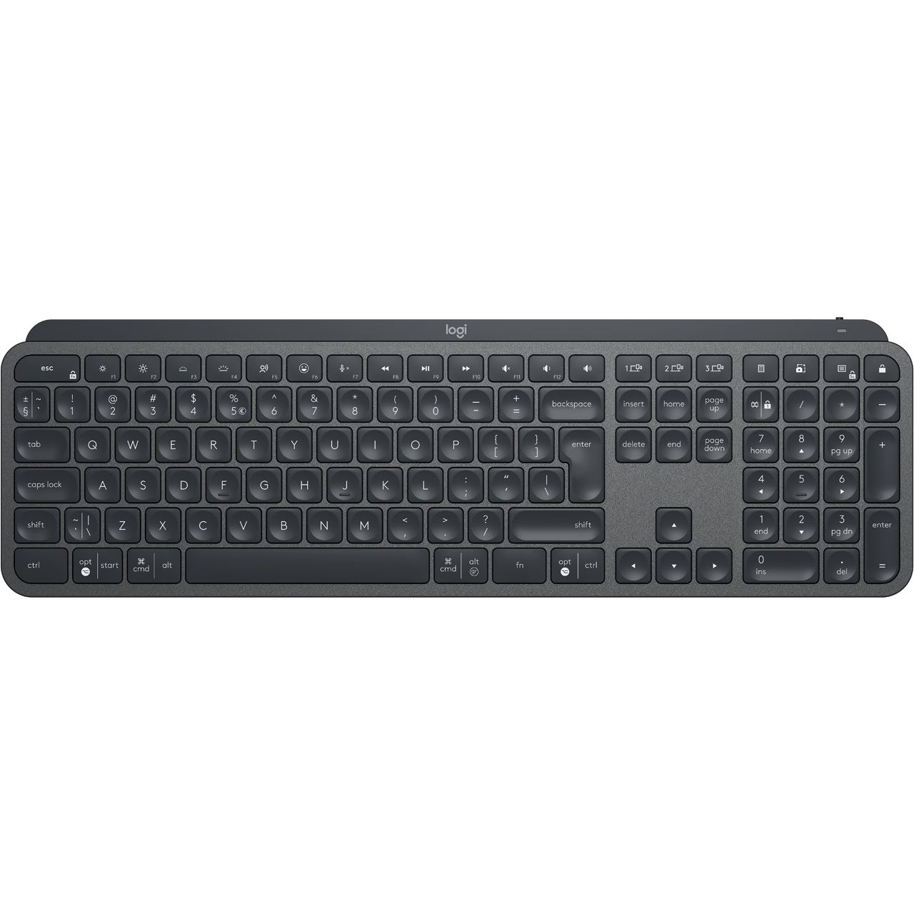 Logitech MX Keys for Business 2.4 GHz & Bluetooth Deutsch schwarz (kabellos)