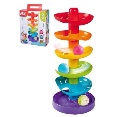 Simba 104010053 - ABC Regenbogen Kugelturm, Kugelbahn, Höhe: 40 cm