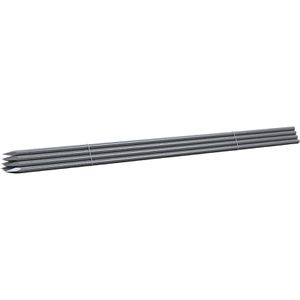 Schake Absperrleinenhalter 301610, silber, Schnureisen aus Metall, Ø 16 x 1000mm, 10 Stück