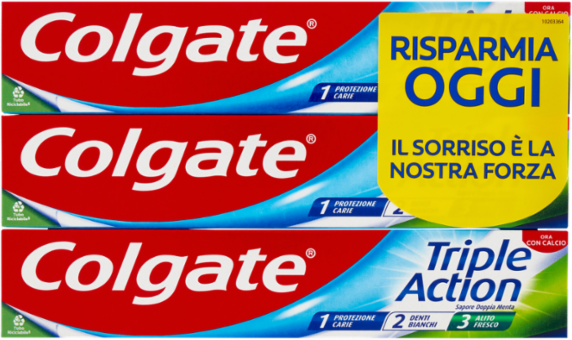 Colgate Dent Triple Ac 3X75Ml
