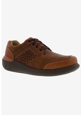 Men's Miles Casual Shoes by Drew in Camel Leather (Size 11 4W)