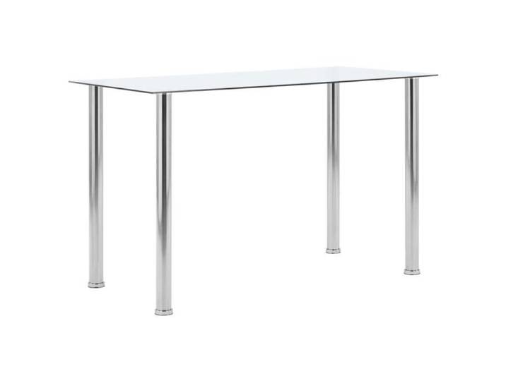 Table à dîner Transparent - VIDAXL - 120x60x75 cm - Verre trempé - Contemporain - Design