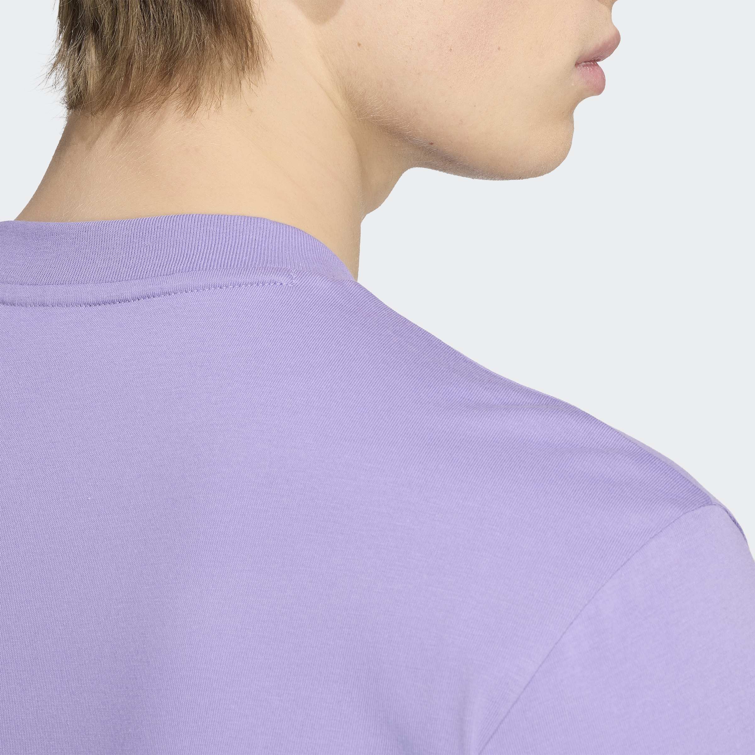 Adidas Sportswear "ESSENTIALS SMALL LOGO SINGLE JERSEY" sportliches Kurzarmshirt, mit Rundhalsausschnitt