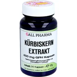 Kürbiskern Extrakt 450mg Gph Kapseln 30 ST