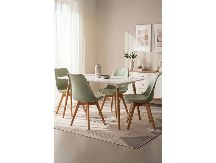 4er Set Synk Basic Stühle - Menthe