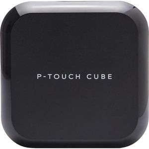 Brother Beschriftungsgerät P-touch CubePlus, PTP710BTZG1, schwarz, bis 24mm Bandbreite, USB, Bluetooth