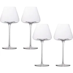 Intirilife Wein Glas Set, Weingläser, Transparent
