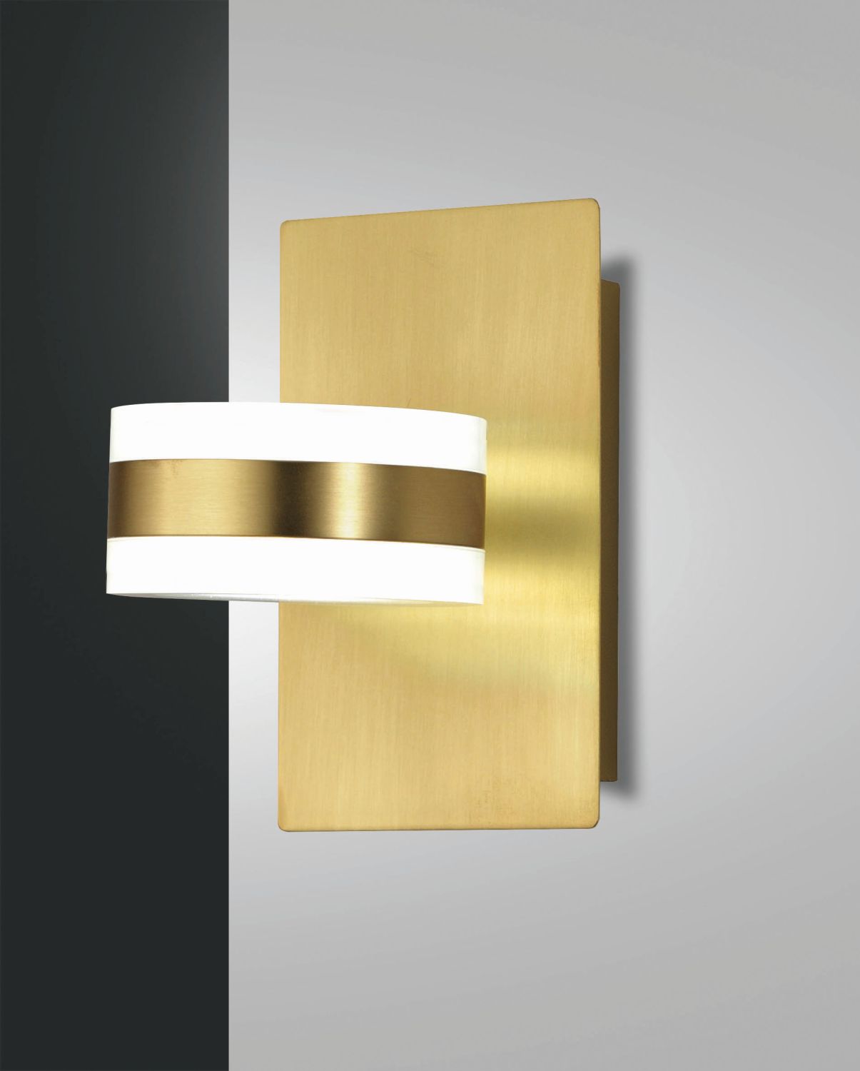 Fabas Luce LED-Wandleuchte DUNK Messing 3239-21-119 8019282539292