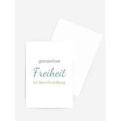 Blankokarten selbst gestalten mit Spruch und Fotos im Onlinedesigner bei Meine-Kartenmanufaktur.de