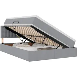vidaXL, Bett, Gabin (Tasten) (140 x 190 cm)