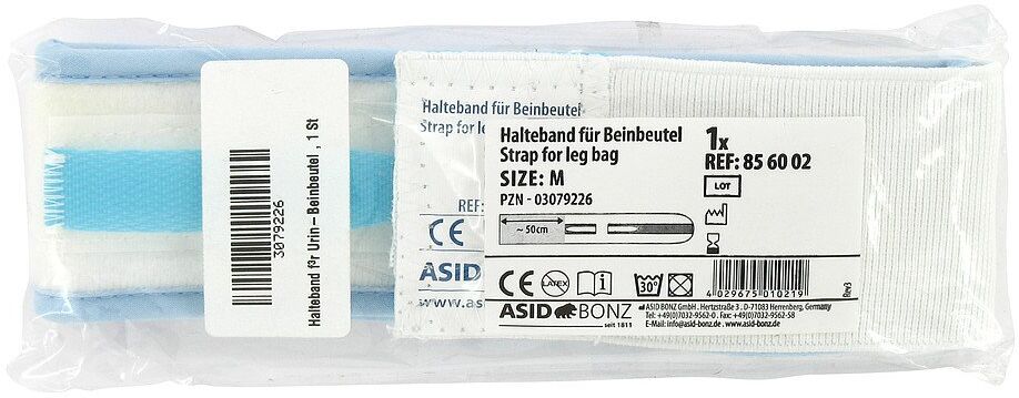 Halteband für Urin-beinbeutel waschbar Größe m 1stk