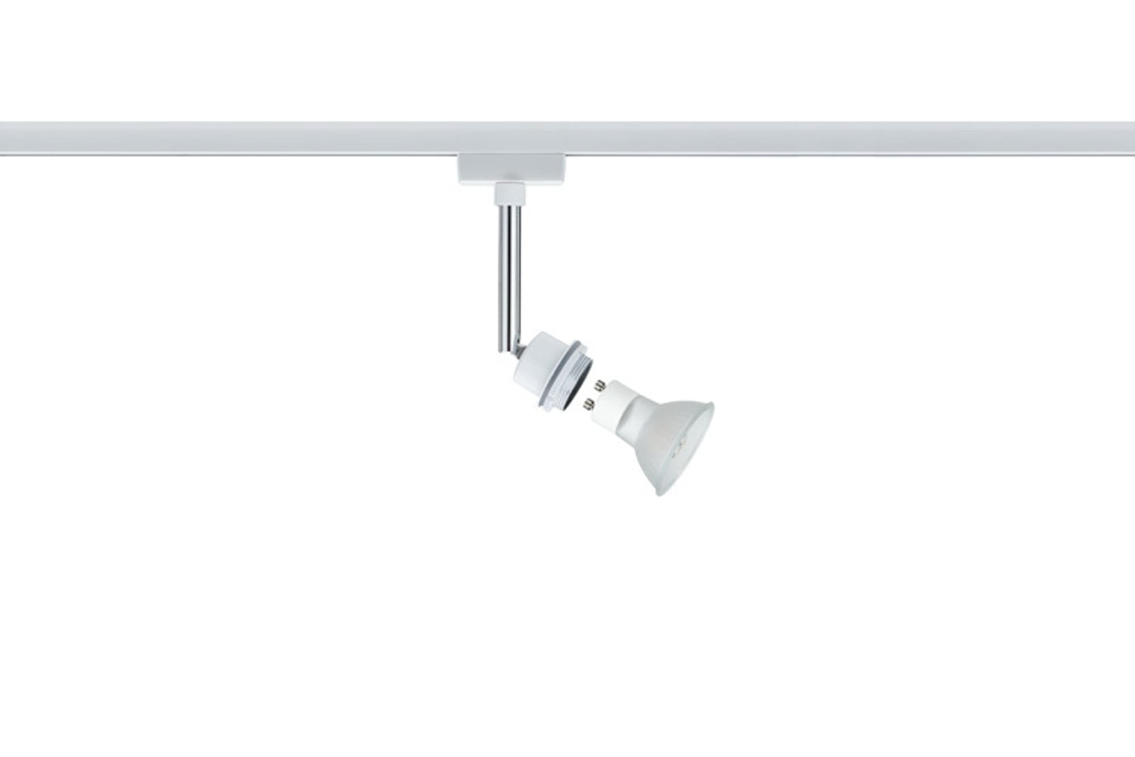 Paulmann URail DecoSystems LED spot, 3,5W, GZ10, 230V, wit, metaal