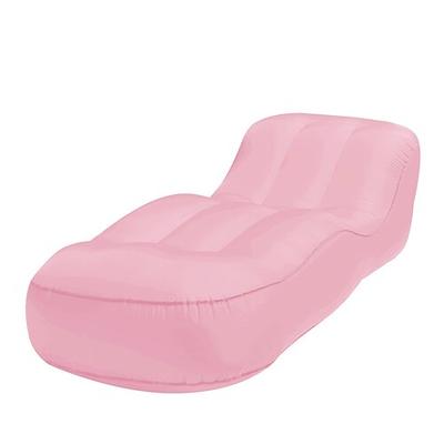 Tragbares aufblasbares Sofa - Lazy Sofa, faltbarer Loungesessel mit Pedal, bequeme Kombination aus Beflockung - geeignet für Camping, Wandern und Sonnenbaden zu Hause
